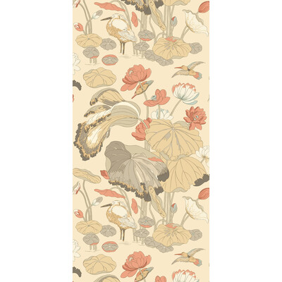 G P & J Baker Bw45123.2.0 Nympheus Wallcovering in Parchment/blush/Beige/Pink/Brown