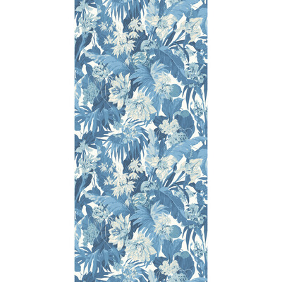 G P & J Baker BW45132.2.0 Tropical Floral Wallcovering in Blue