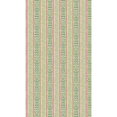 G P & J Baker BW45140.3.0 Wriggle Room Wallcovering in Green/pink/Green/Pink/White