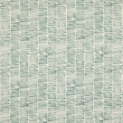 Threads ED75044.3.0 Etching Multipurpose Fabric in Teal/White