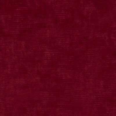 Threads ED85292.485.0 Meridian Velvet Upholstery Fabric in Garnet/Red