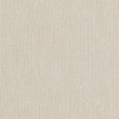 Threads ED85331.110.0 Nala Ticking Drapery Fabric in Linen/Beige/White