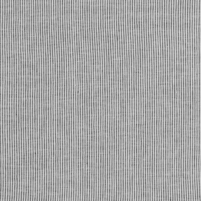 Threads ED85331.985.0 Nala Ticking Drapery Fabric in Charcoal/Black/White