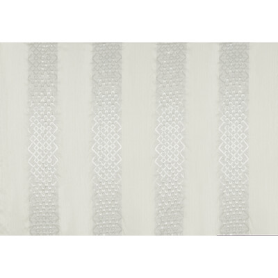 Threads ED95007.100.0 Diamond Sheer Drapery Fabric in Polar/White