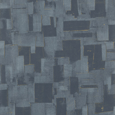 Threads EW15018.680.0 Cubist Wallcovering in Indigo/Blue