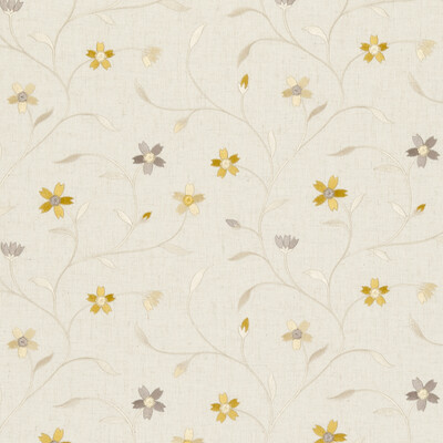 Clarke And Clarke F0599/01.CAC.0 Mellor Drapery Fabric in Citrus