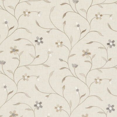 Clarke And Clarke F0599/04.CAC.0 Mellor Drapery Fabric in Natural