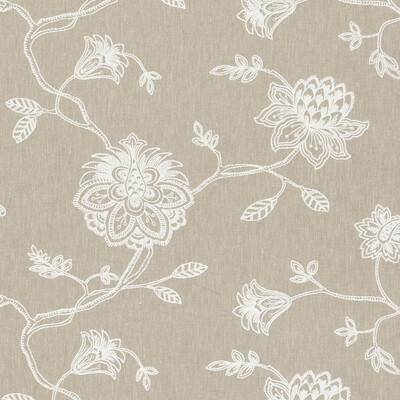 Clarke And Clarke F0602/05.CAC.0 Whitewell Drapery Fabric in Natural