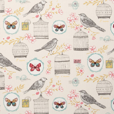 Clarke And Clarke F0636/02.CAC.0 Melodie Multipurpose Fabric in Natural