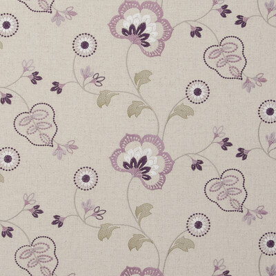 Clarke And Clarke F0735/05.CAC.0 Chatsworth Drapery Fabric in Orchid
