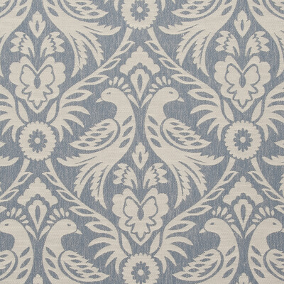 Clarke And Clarke F0737/02.CAC.0 Harewood Multipurpose Fabric in Chambray