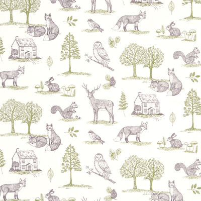Clarke And Clarke F0785/01.CAC.0 New forest Multipurpose Fabric in Forest natural