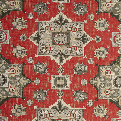 Clarke And Clarke F0798/06.CAC.0 Malatya Upholstery Fabric in Crimson