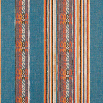 Clarke And Clarke F0811/01.CAC.0 Totem Upholstery Fabric in Capri