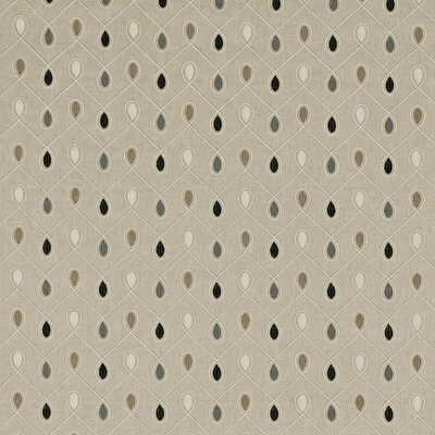 Clarke And Clarke F0936/01.CAC.0 Healey Drapery Fabric in Charcoal
