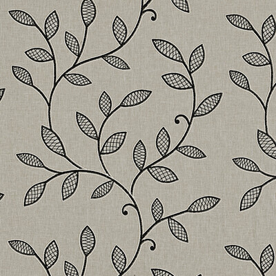 Clarke And Clarke F0937/03.CAC.0 Hetton Drapery Fabric in Charcoal