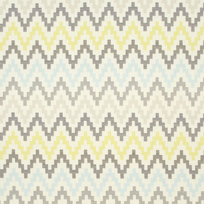 Clarke And Clarke F0996/01.CAC.0 Klaudia Drapery Fabric in Chartreuse/charcoal