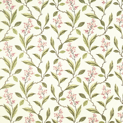 Clarke And Clarke F1008/05.CAC.0 Melrose Drapery Fabric in Pink/apple
