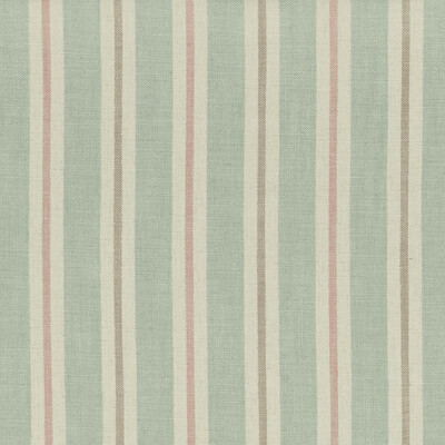 Clarke And Clarke F1046/05.CAC.0 Sackville stripe Multipurpose Fabric in Mineral/blush