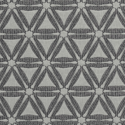Clarke And Clarke F1053/01.CAC.0 Delta Drapery Fabric in Charcoal