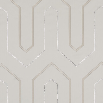 Clarke And Clarke F1072/02.CAC.0 Gatsby Drapery Fabric in Champagne