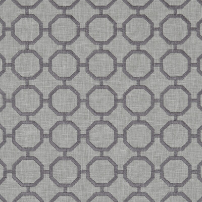 Clarke And Clarke F1073/02.CAC.0 Glamour Drapery Fabric in Charcoal