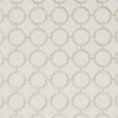 Clarke And Clarke F1073/03.CAC.0 Glamour Drapery Fabric in Linen