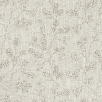 Clarke And Clarke F1090/04.CAC.0 Honesty Drapery Fabric in Natural/gilver