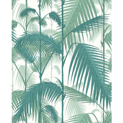 Cole & Son F111/2005L.CS.0 Palm Jungle Multipurpose Fabric in Tea Virid Chlk/Multi/Teal/Green