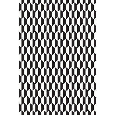 Cole & Son F111/9034.CS.0 Tile Upholstery Fabric in Blk Wht/Multi/Black/White