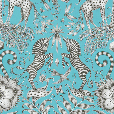Clarke And Clarke F1111/07.CAC.0 Kruger Multipurpose Fabric in Teal