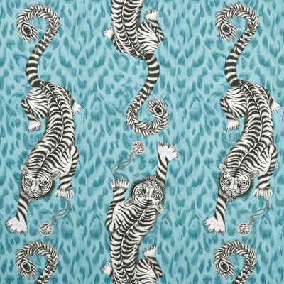 Clarke And Clarke F1114/04.CAC.0 Tigris Multipurpose Fabric in Teal