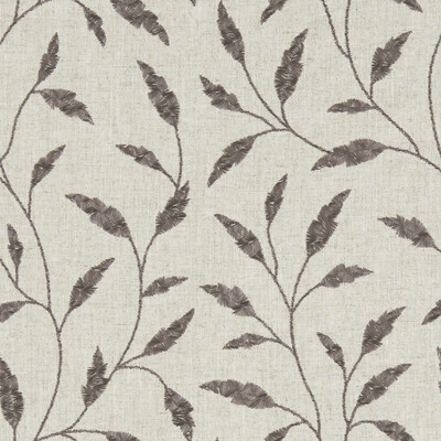 Clarke And Clarke F1122/01.CAC.0 Fairford Drapery Fabric in Charcoal