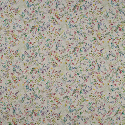 Clarke And Clarke F1161/01.CAC.0 Forget me Multipurpose Fabric in Not linen