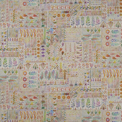 Clarke And Clarke F1163/01.CAC.0 In the garden Multipurpose Fabric in Linen