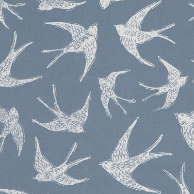 Clarke And Clarke F1187/04.CAC.0 Fly away Multipurpose Fabric in Navy
