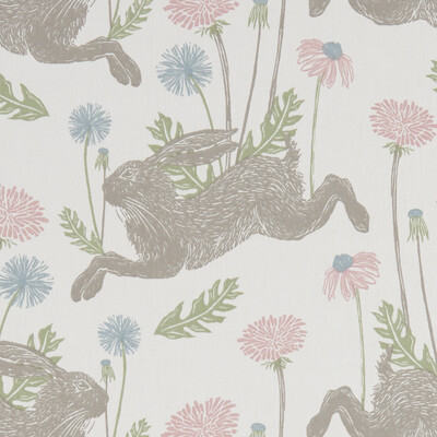 Clarke And Clarke F1190/03.CAC.0 March hare Multipurpose Fabric in Pastel