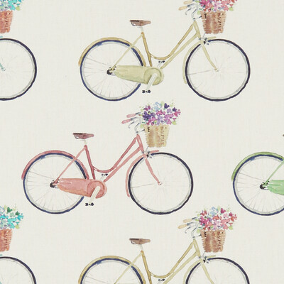 Clarke And Clarke F1263/01.CAC.0 Cycles Multipurpose Fabric in Cream