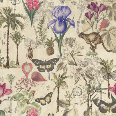Clarke And Clarke F1297/02.CAC.0 Botany Multipurpose Fabric in Summer