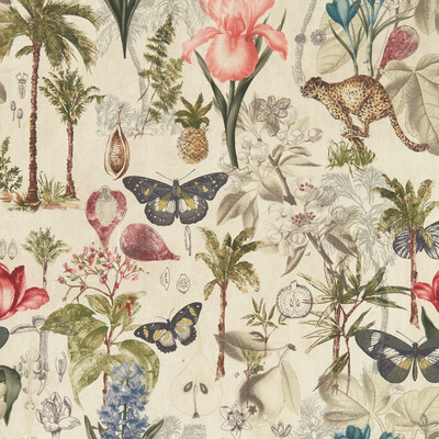 Clarke And Clarke F1297/03.CAC.0 Botany Multipurpose Fabric in Tropical