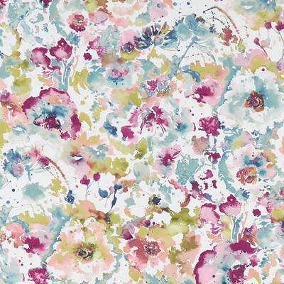 Clarke And Clarke F1355/03.CAC.0 Florrie Multipurpose Fabric in Sorbet