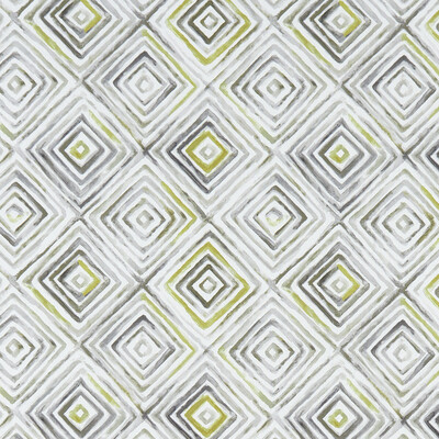 Clarke And Clarke F1359/01.CAC.0 Otis Multipurpose Fabric in Chartreuse/charcoal