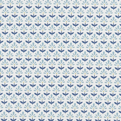 Clarke And Clarke F1373/02.CAC.0 Fleur Upholstery Fabric in Denim