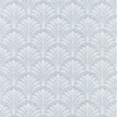 Clarke And Clarke F1413/02.CAC.0 Freja Multipurpose Fabric in Chambray/Blue/White