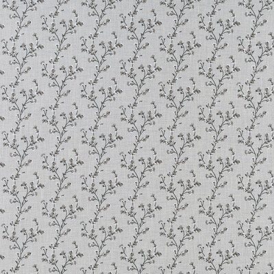 Clarke And Clarke F1439/01.CAC.0 Blossom Multipurpose Fabric in Charcoal/Grey/White