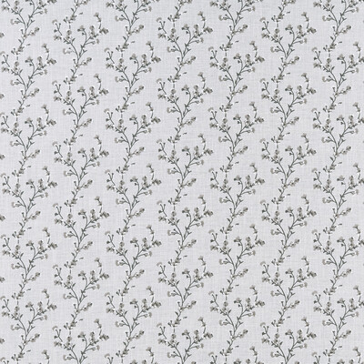 Clarke And Clarke F1439/04.CAC.0 Blossom Multipurpose Fabric in Silver/Grey/Charcoal/White