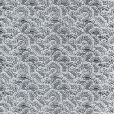 Clarke And Clarke F1458/03.CAC.0 Langei Multipurpose Fabric in Pewter/Grey/Charcoal/Silver