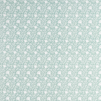 Clarke And Clarke F1465/04.CAC.0 Melby Multipurpose Fabric in Mint/Mineral/White