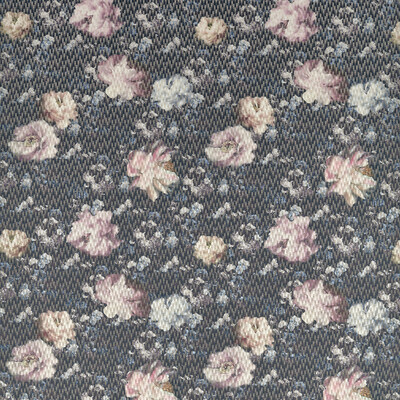 Clarke And Clarke F1523/01.CAC.0 Camile Drapery Fabric in Blush/charcoal/Charcoal/Pink/Multi