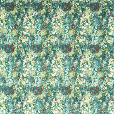 Clarke And Clarke F1539/03.cac.0 Rosedene Multipurpose Fabric in Forest/Green/Multi